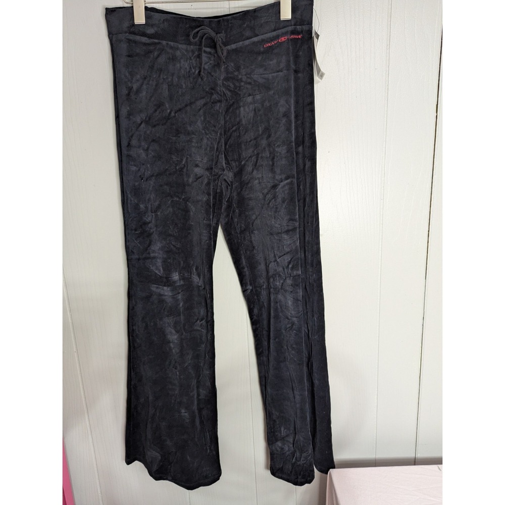 DKNY Active black sweats sweatpants exercise yoga casual‎ womens S NWT